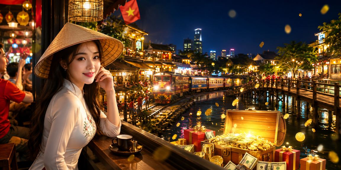 Người chơi thư giãn tại Hà Nội với nón lá truyền thống, trải nghiệm cá cược cân bằng