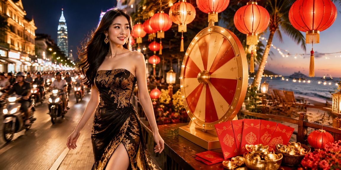 Người chơi trải nghiệm roulette sôi động tại khu chợ đêm thành phố Hồ Chí Minh